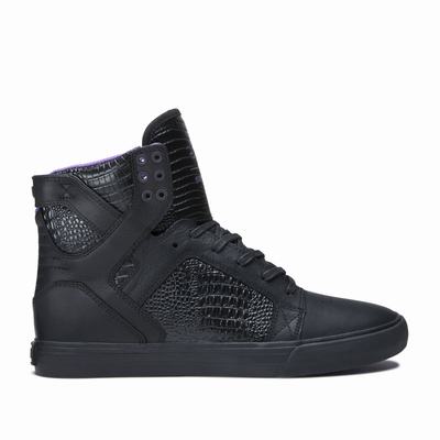 Supra SKYTOP - Miesten Matalavartiset Tennarit - Mustat